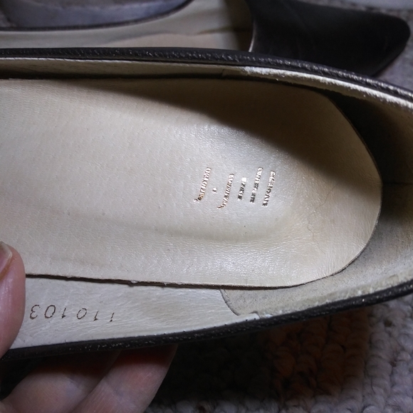 J. Jill Gold Metallic Pointed Toe Flats - Picture 3 of 9